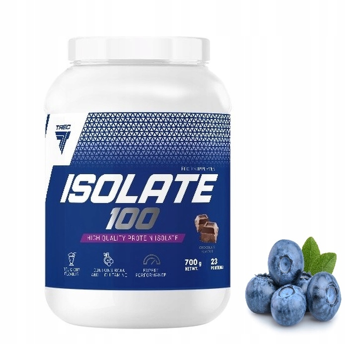 Trec Nutrition Isolate 100 białko izolat 700g Śmietankowo jagodowy