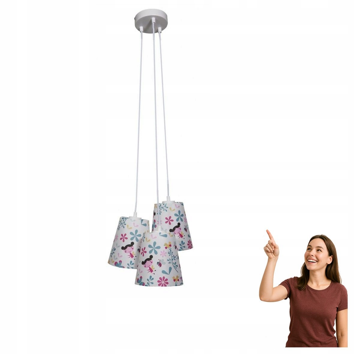 Dětské závěsné svítidlo Girl 33-62949 Candellux