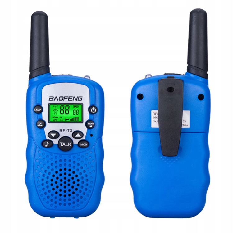 2x Baofeng BF-T3 Walkie Talkie Mini Krátkovlnná Vysielačka Loki Toki Pre Deti