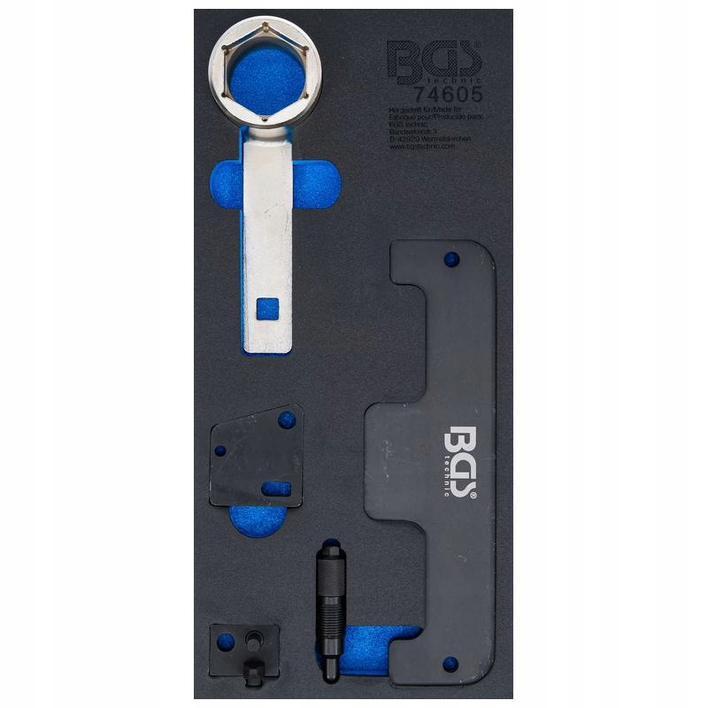 Vložka do zásuvky 1/3: sada blokovania rozvodov pre 6- až 8-valcové motory.