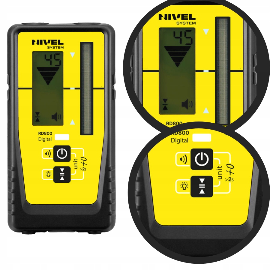 CZUJNIK DO LASERÓW NIWELATORÓW NIVEL SYSTEM RD800