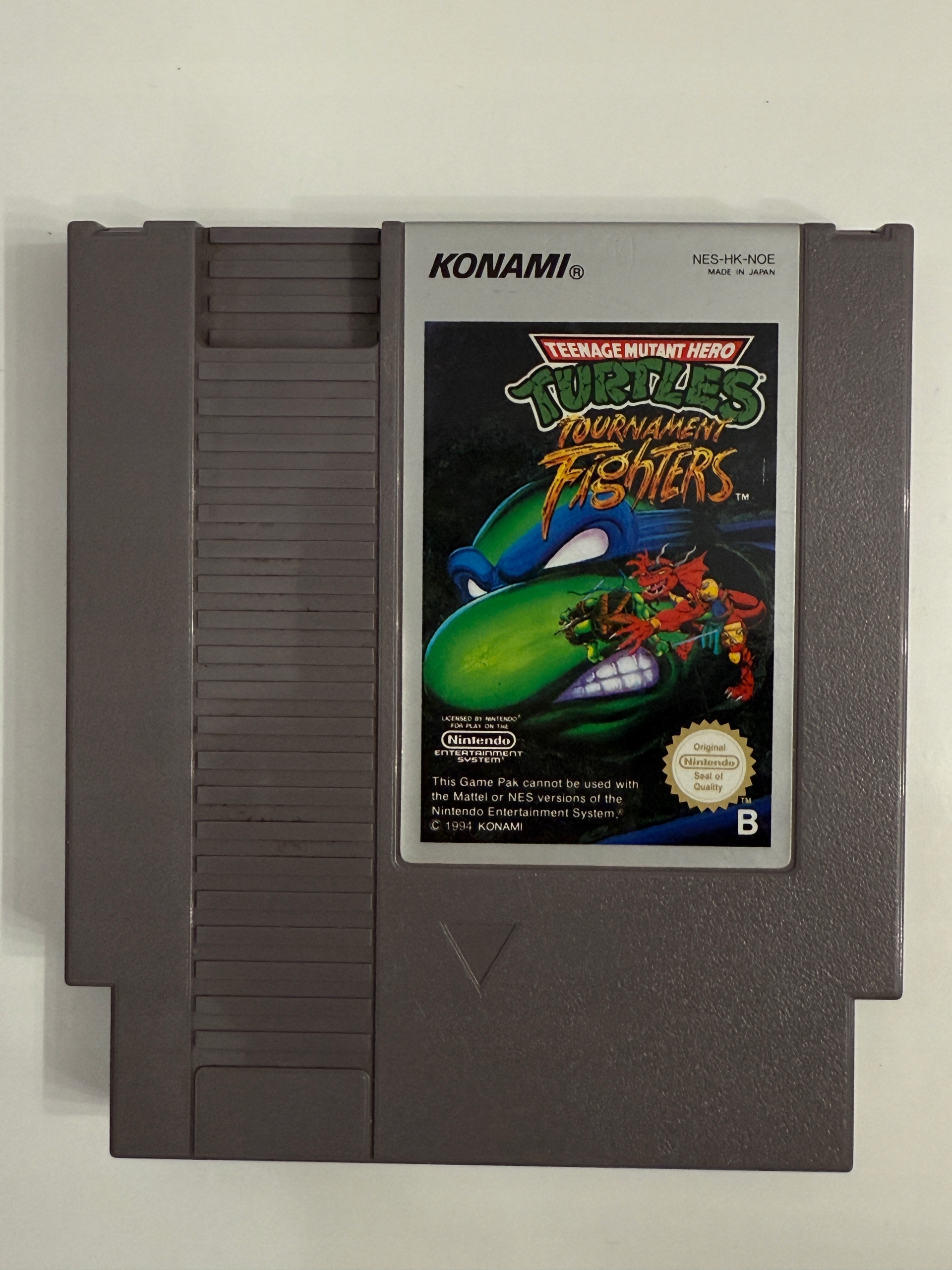 Teenage Mutant Hero Turtles Tournament Fighters Gra Nintendo NES PAL