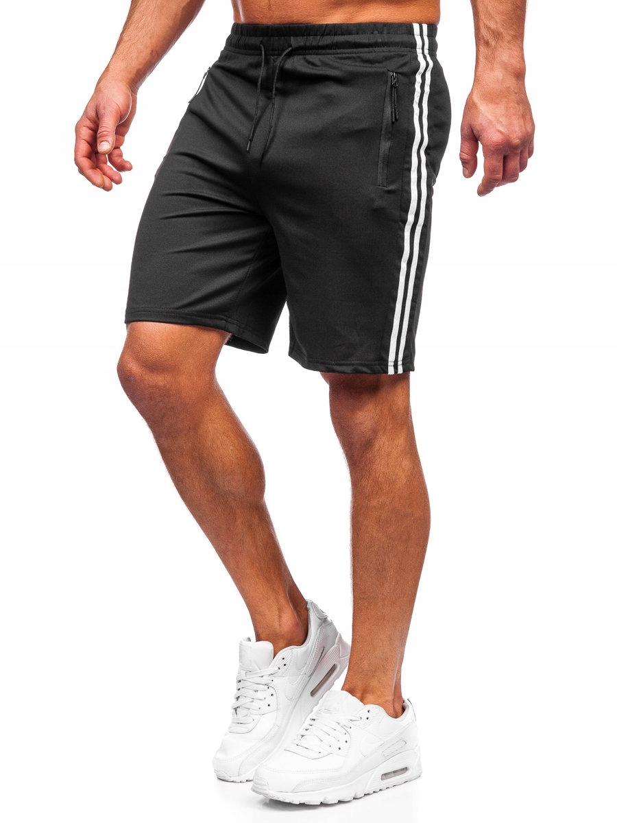 

Krótkie Spodenki Dresowe Czarne 68024 Denley_xl