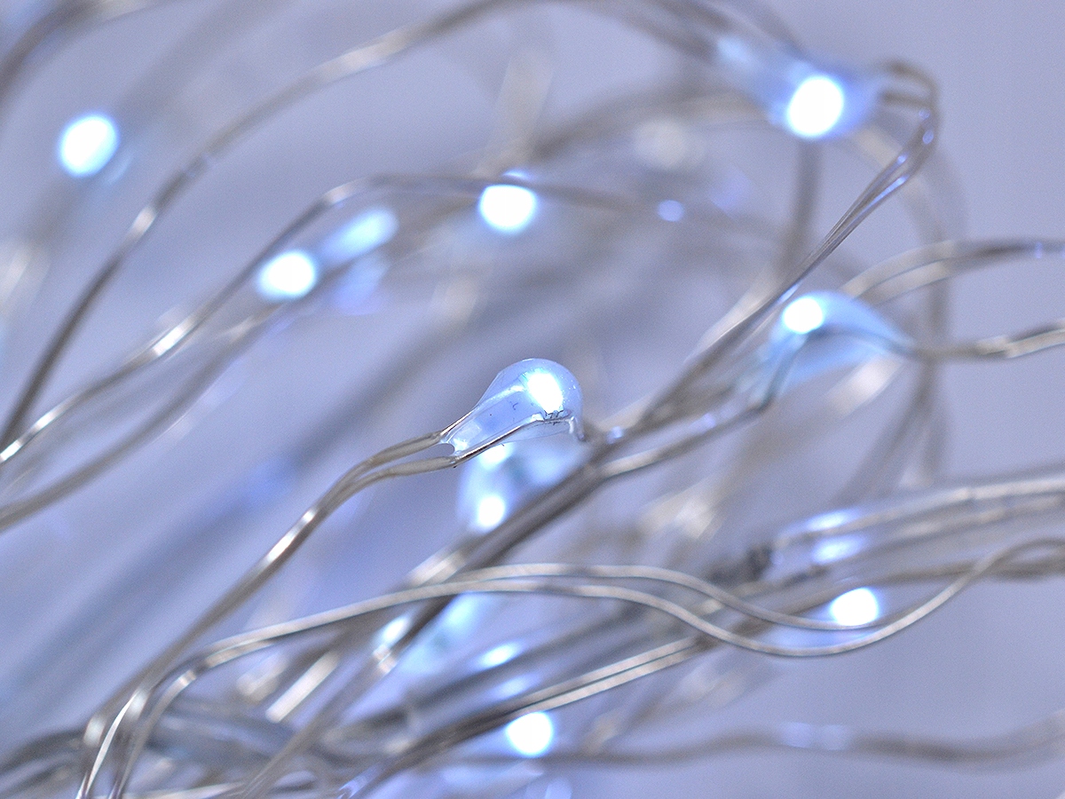 LAMPKI DRUCIKI 20 LED BATERIE BIAŁE ŚWIATŁO Marka Dekorstar