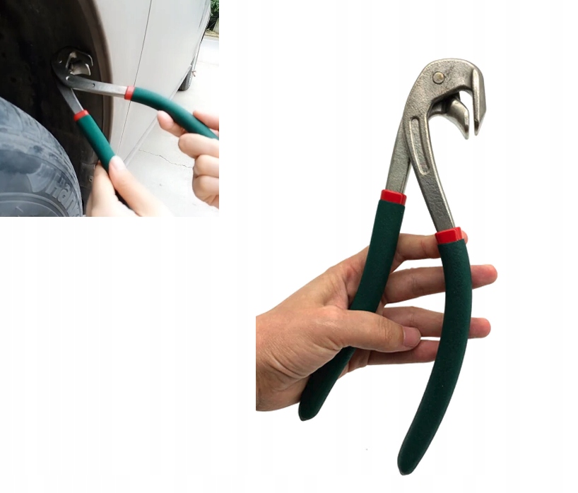 ВЫПРЯМЛЕНИЕ КРОМОК ПЛОСКОГУБЦЫ ДЛЯ РАЗГЛАЖИВАНИЯ КОЛЕСНЫХ АРОК