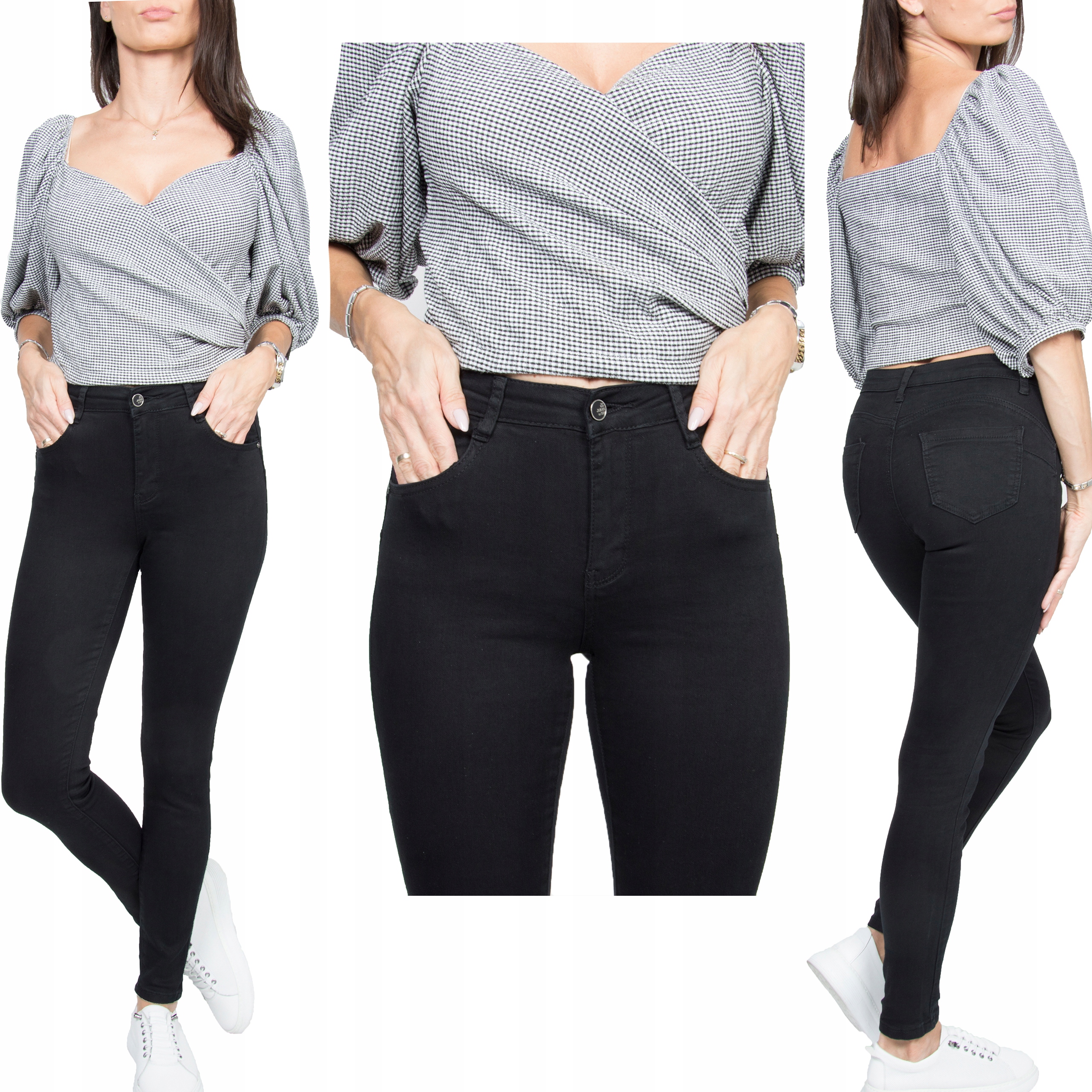 

ID93 Damskie Spodnie Modelujące Push Up r.40