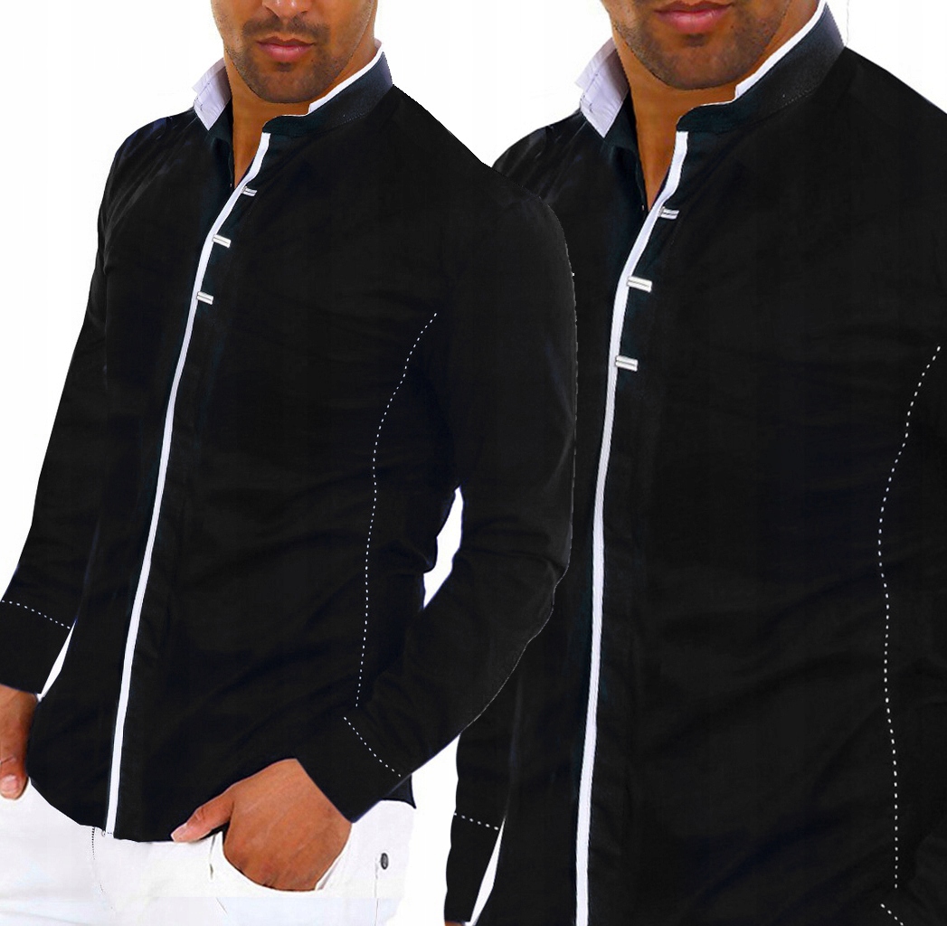 Pánská Košile Casual Se Stojáčkem Denní Hladká Novinka