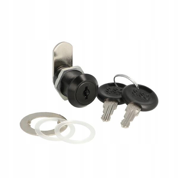 

Zamek ryglowy Siso 19x25 #D20 czarny