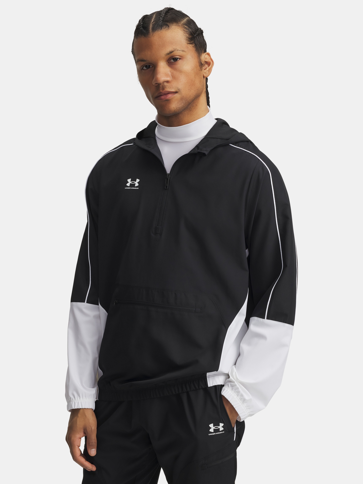 Pánská bunda Under Armour Ua M Challenger Warmup Jkt-BLK