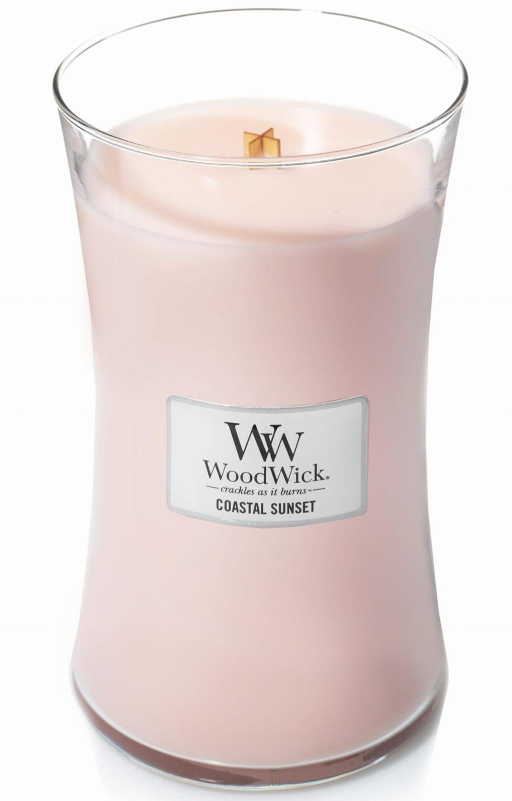 Sójová svíčka Coastal Sunset Woodwick Traditional 1 ks