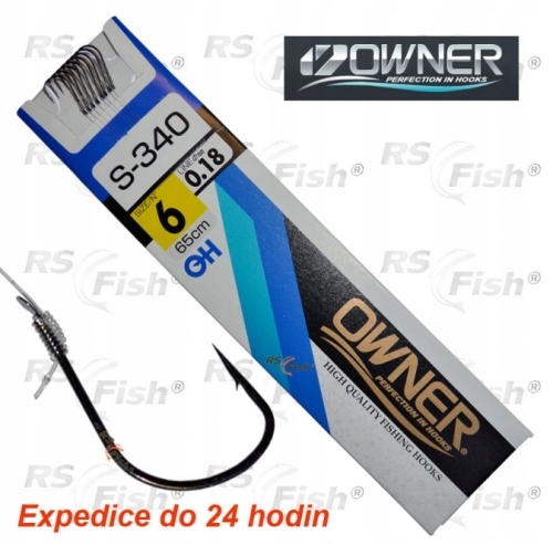 Haczyki z przyponami Owner S 340 6