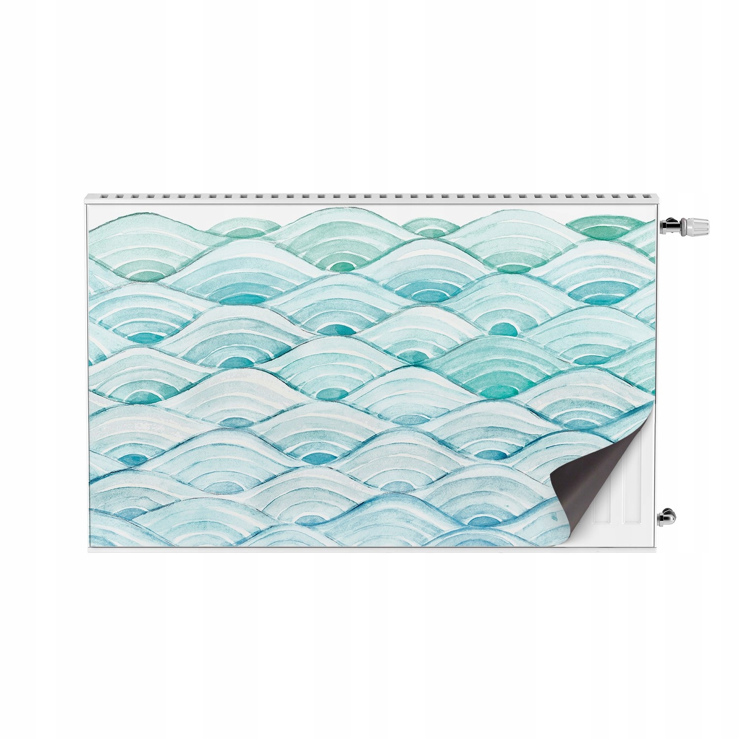 Vnitřní kryt na radiátor 100x60 Malované vlny