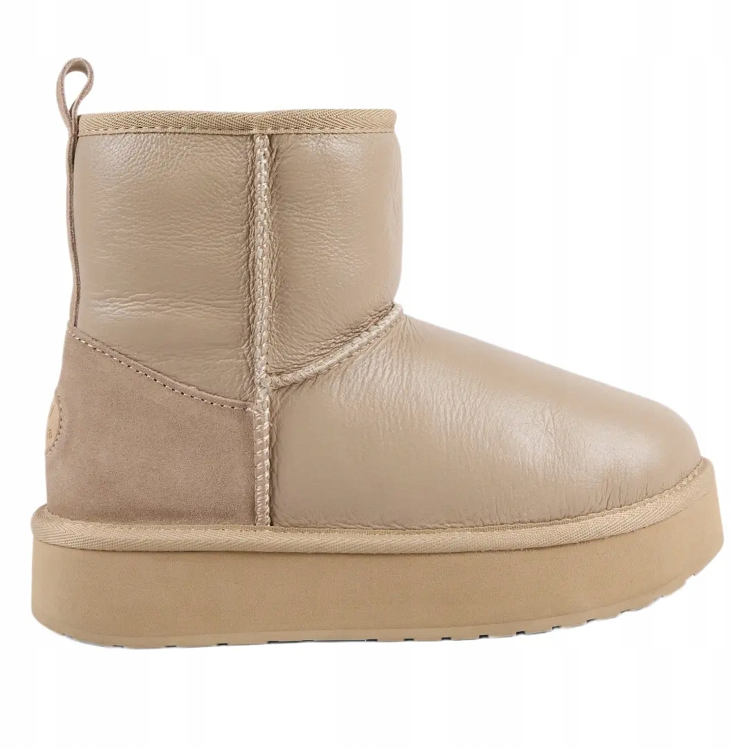 Sněhule Emu Australia Stinger Mini Flatform Leather W13189 sand 37, Pia