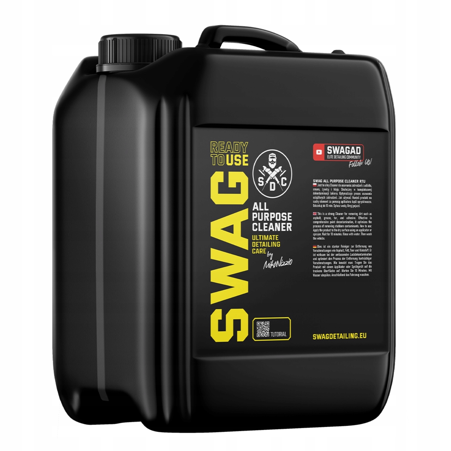 SWAG _ APC RTU 5L _ ŚRODEK CZYSZCZĄCY DO DETAILINGU O ZBALANSOWANYM PH