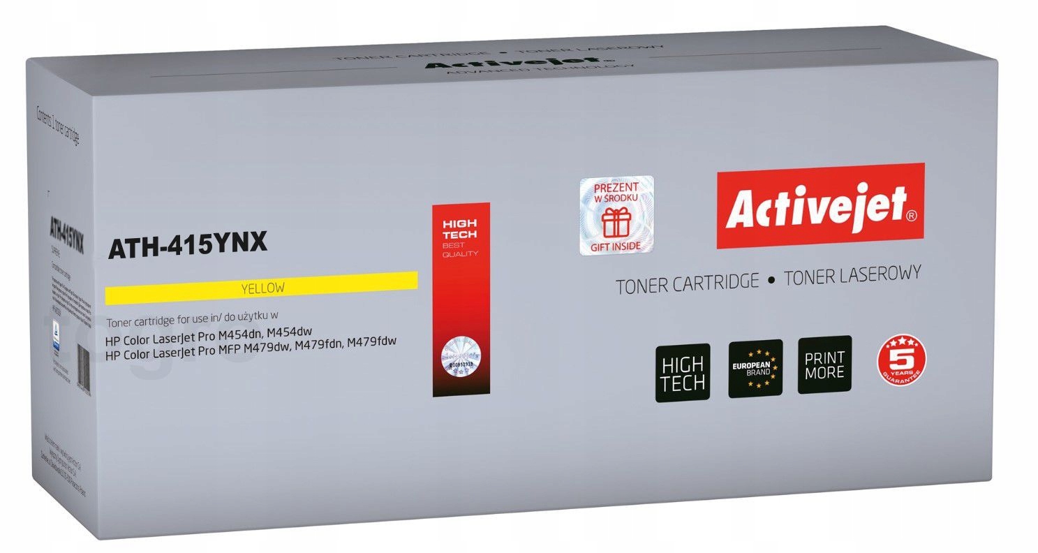 Toner XXL Activejet ATH-415YNX (hp 415X W2032X) 6000 stran Žlutý S Čipem