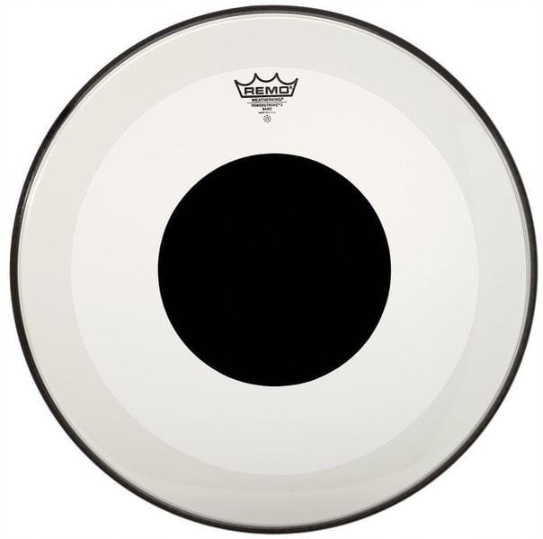 Remo Powerstroke 3 Clear Black Dot 18"