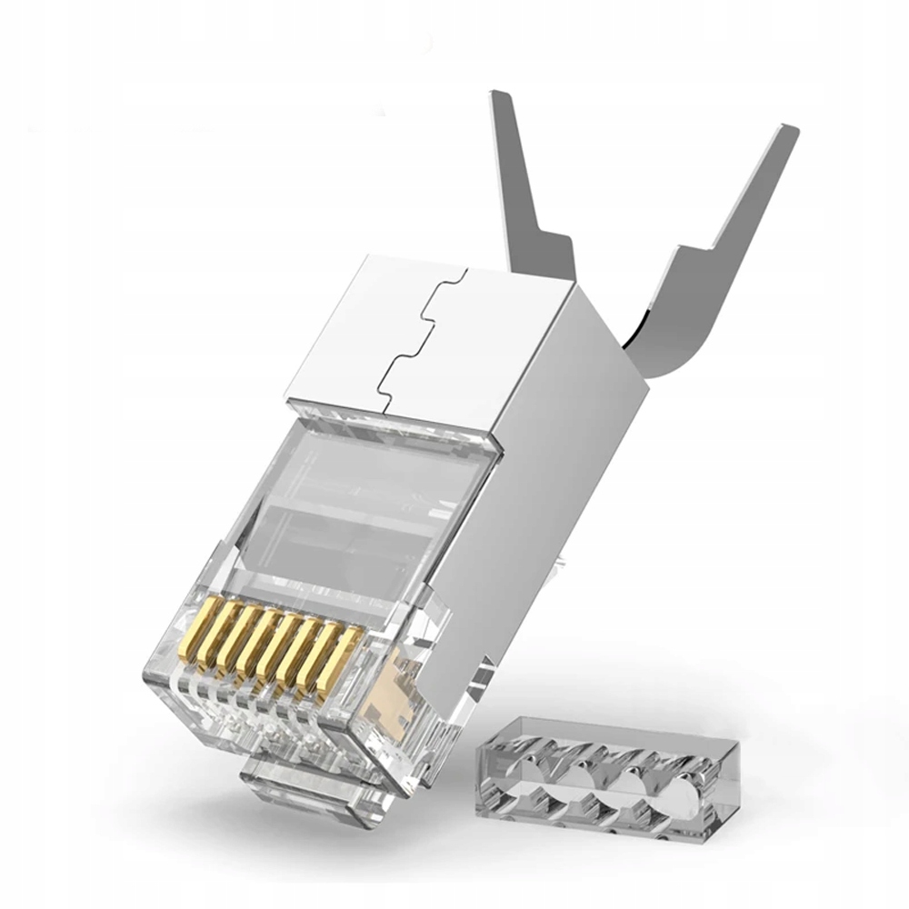 ZESTAW 10SZT WTYKI ZŁĄCZA EKRANOWANY FTP STP RJ45 kat. 6a 7 Producent Goobay