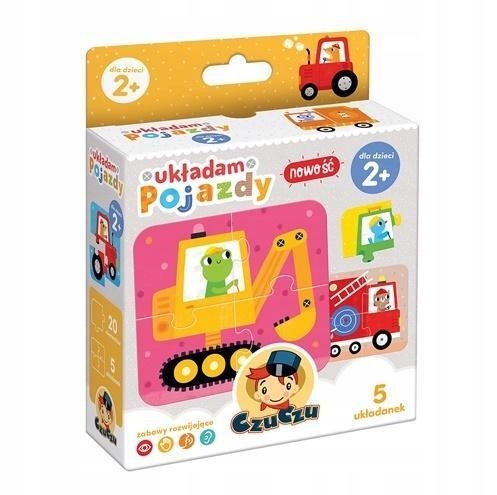 

Puzzle CzuCzu Układam Pojazdy 20 el