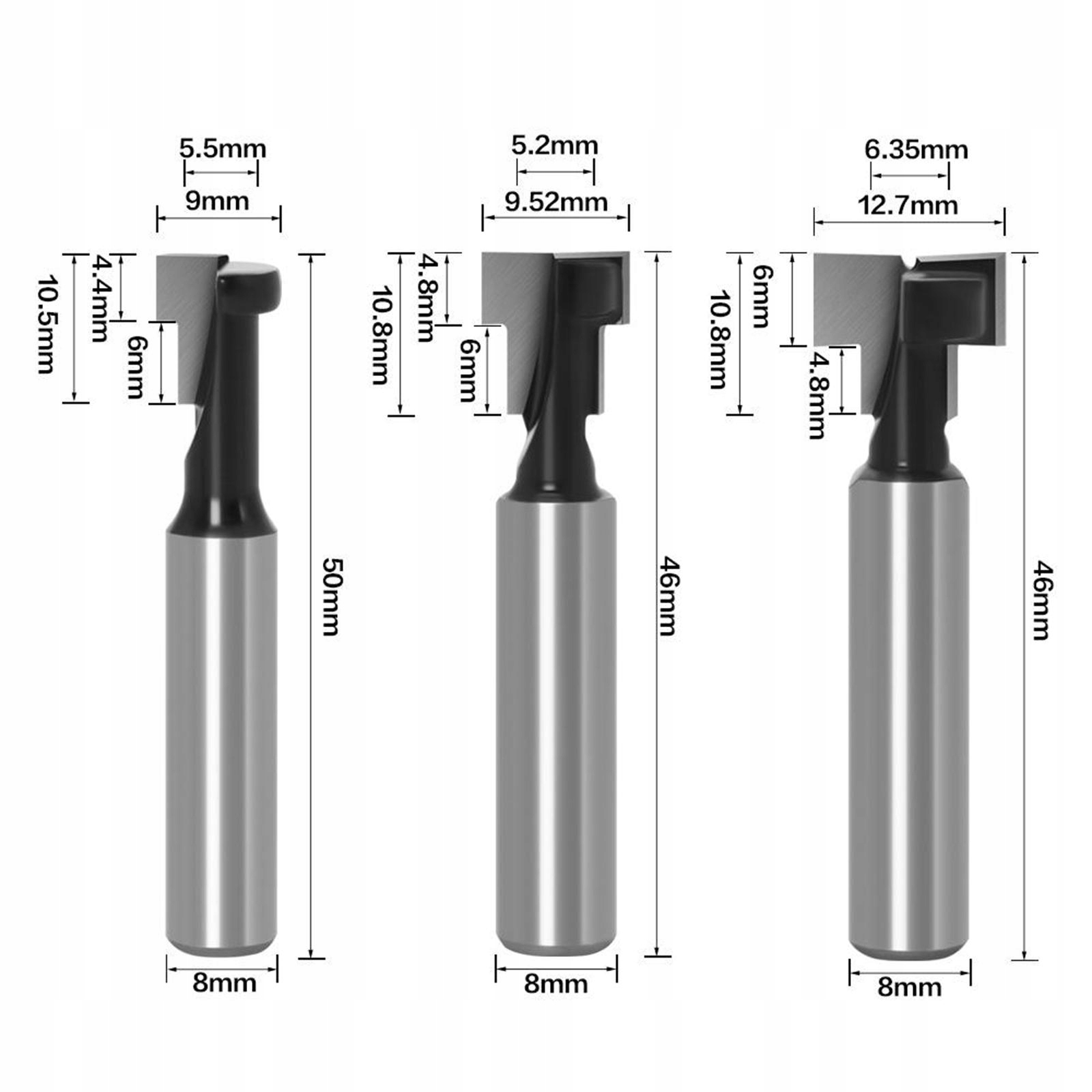 3/8 1/2 \ Rodzaj frezu inny