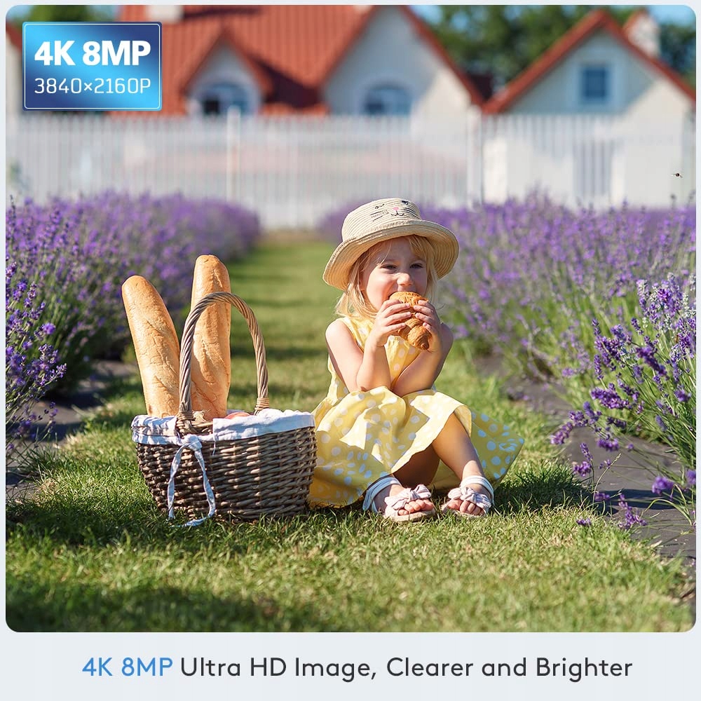 CTRONICS Kamera Zewnętrzna 4K 8MP WiFi PTZ IP z Detekcją Ruchu i IP66 — miniatura 2