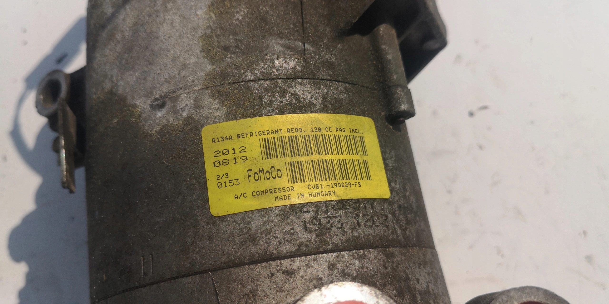 FORD FOCUS MK3 1.0 CV61-19D629-FB compressor; KLIMAT
