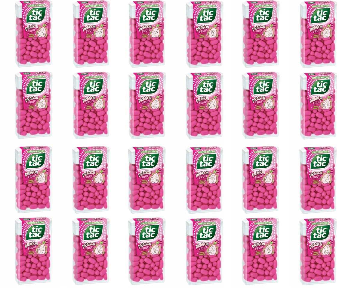 Levně 24 x 54 g Tic Tac Dragon fruit dražé Karton