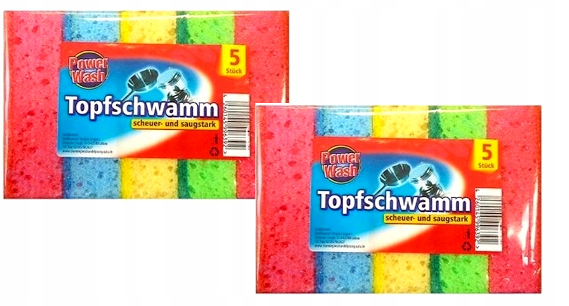 

Zmywak Kuchenny Gąbki Power Wash *10szt* Niemiecki