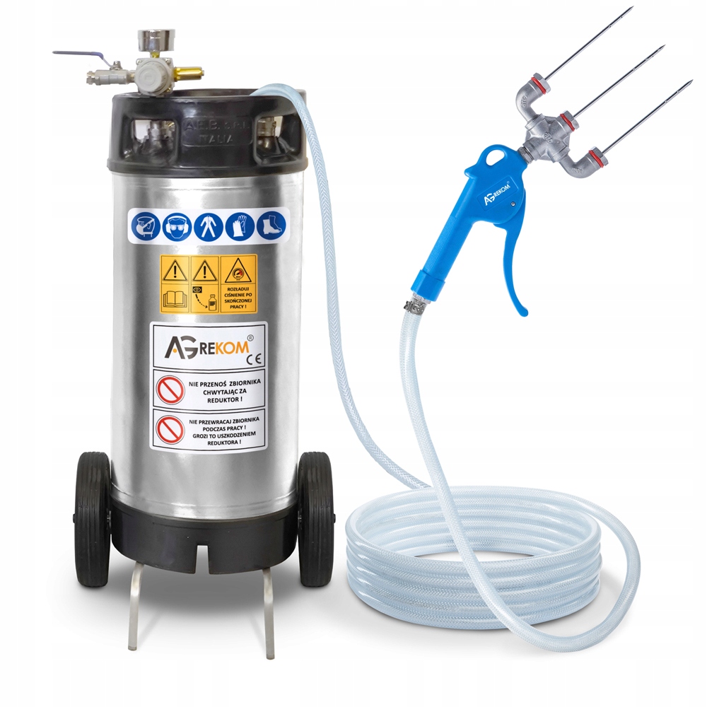 NASTRZYKIWARKA do mięsa wędlin 18l 3 igły pistolet