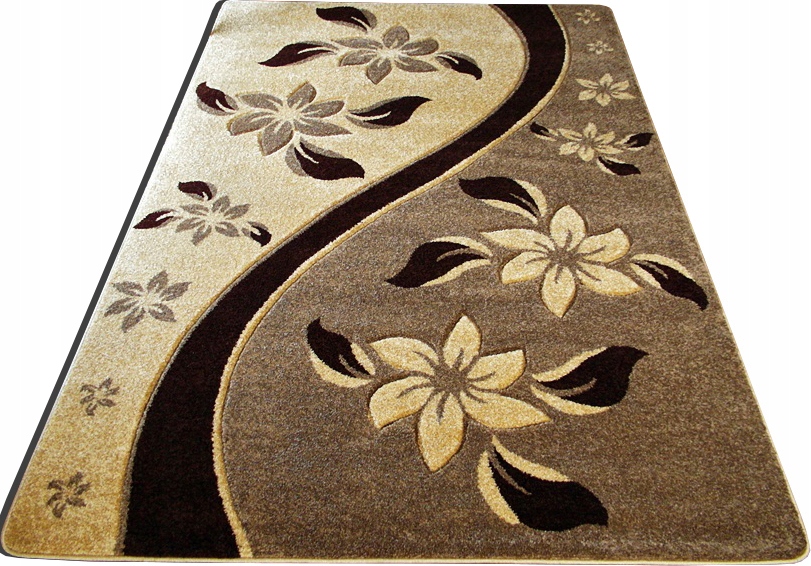 Stylowy Tkany dywan Frize 3D Fryz 120x170 @wzory!