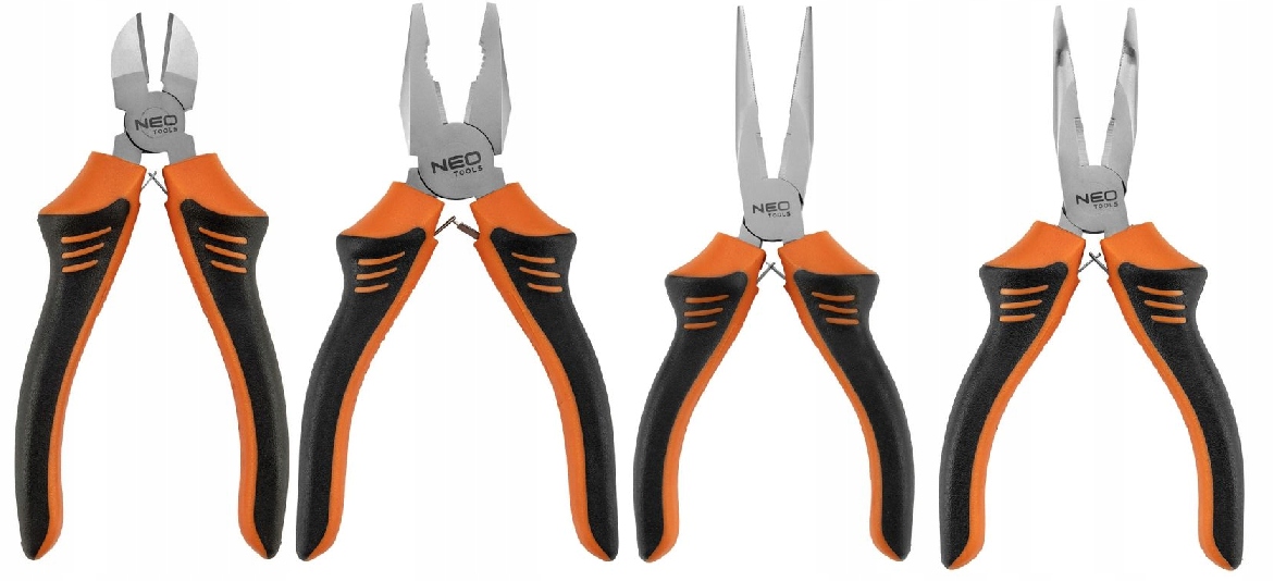Sada Kleští Neo Tools 180 MM kalená ocel