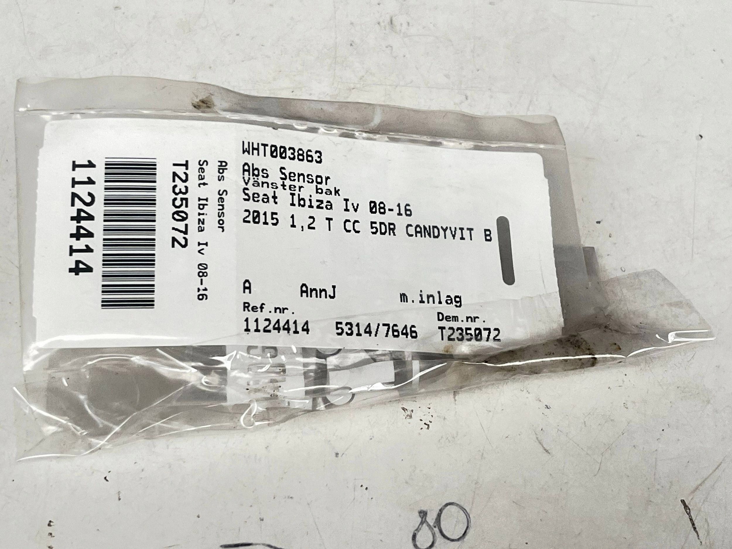 Sensor ABS heck SEAT IBIZA III (6L) WHT003863 @A