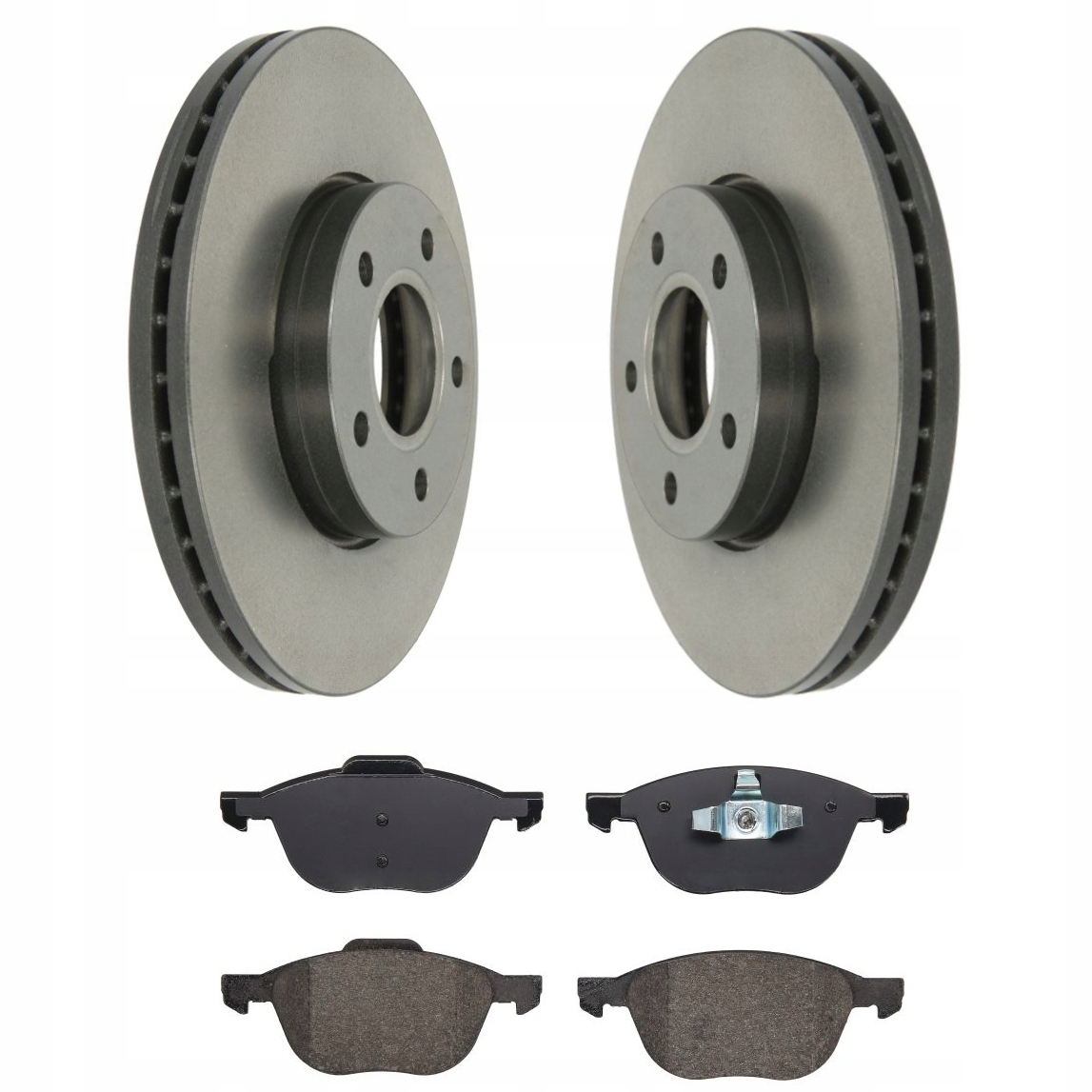 Диски + колодки передние S40 II V40 V50 FOCUS MK2 MK3