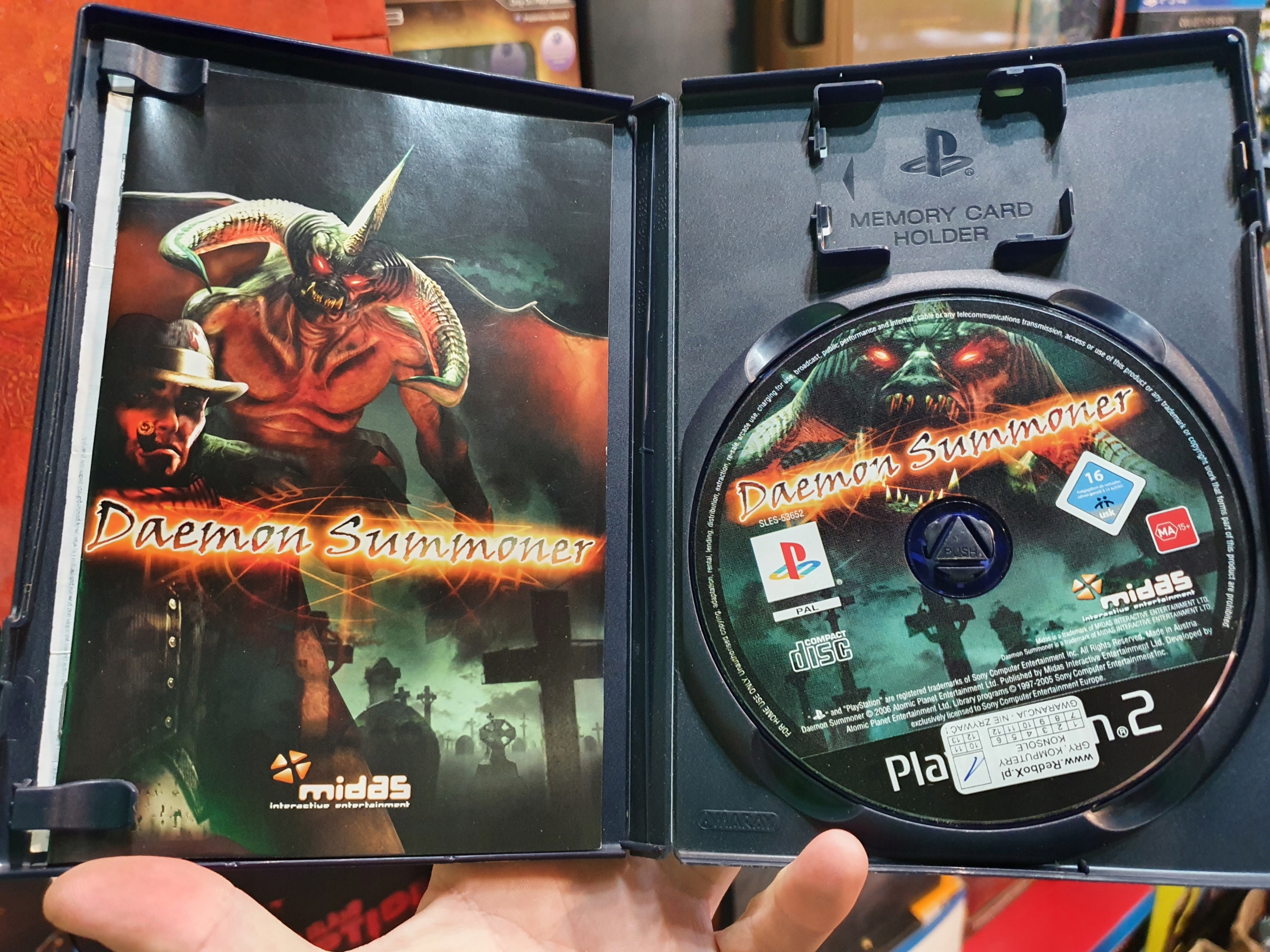 DAEMON SUMMONER PS2 PLAYSTATION 2 KOMPLET Producent Midas Interactive