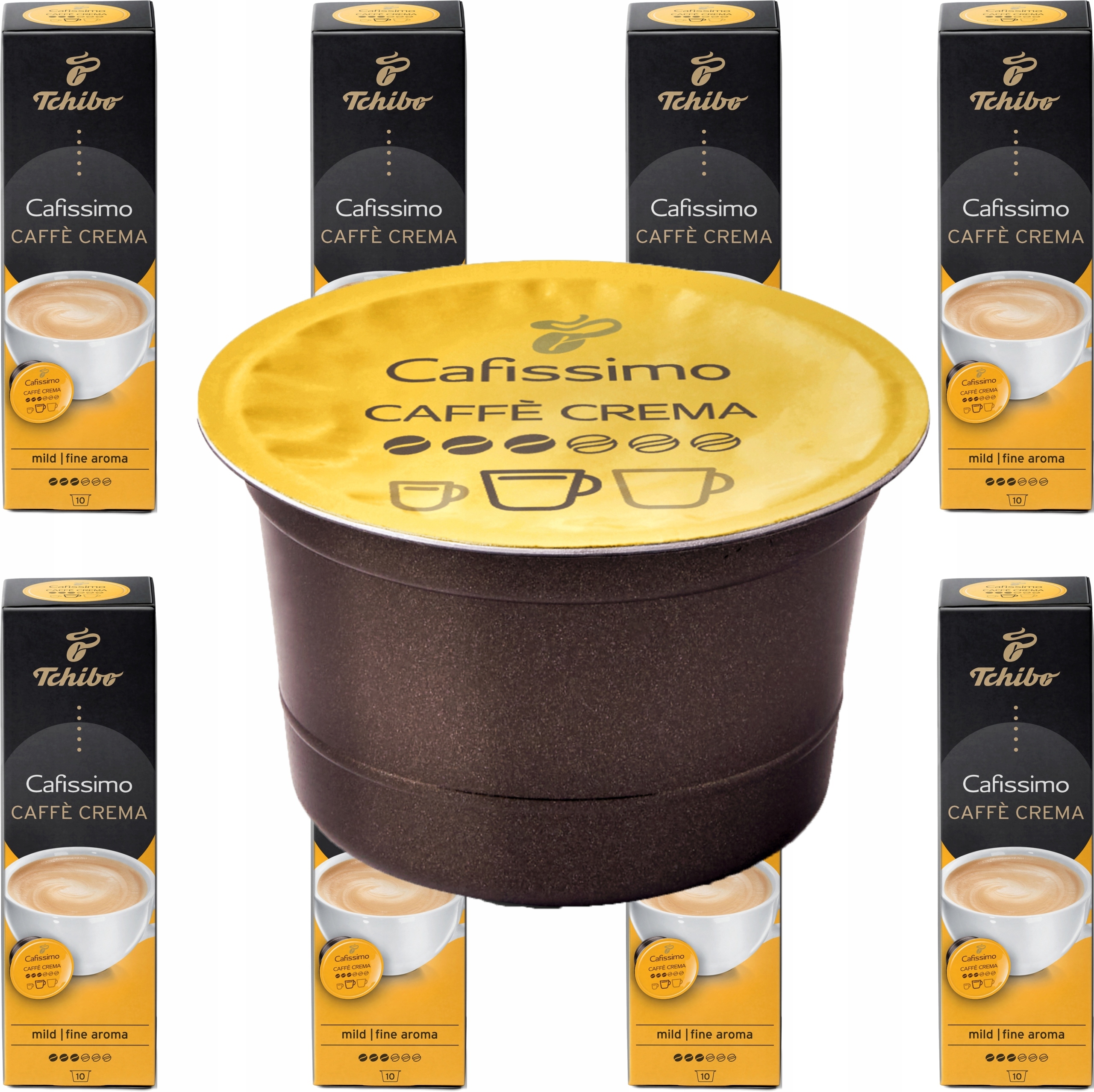 Kapsle Tchibo Cafissimo Crema Fine Aroma 80