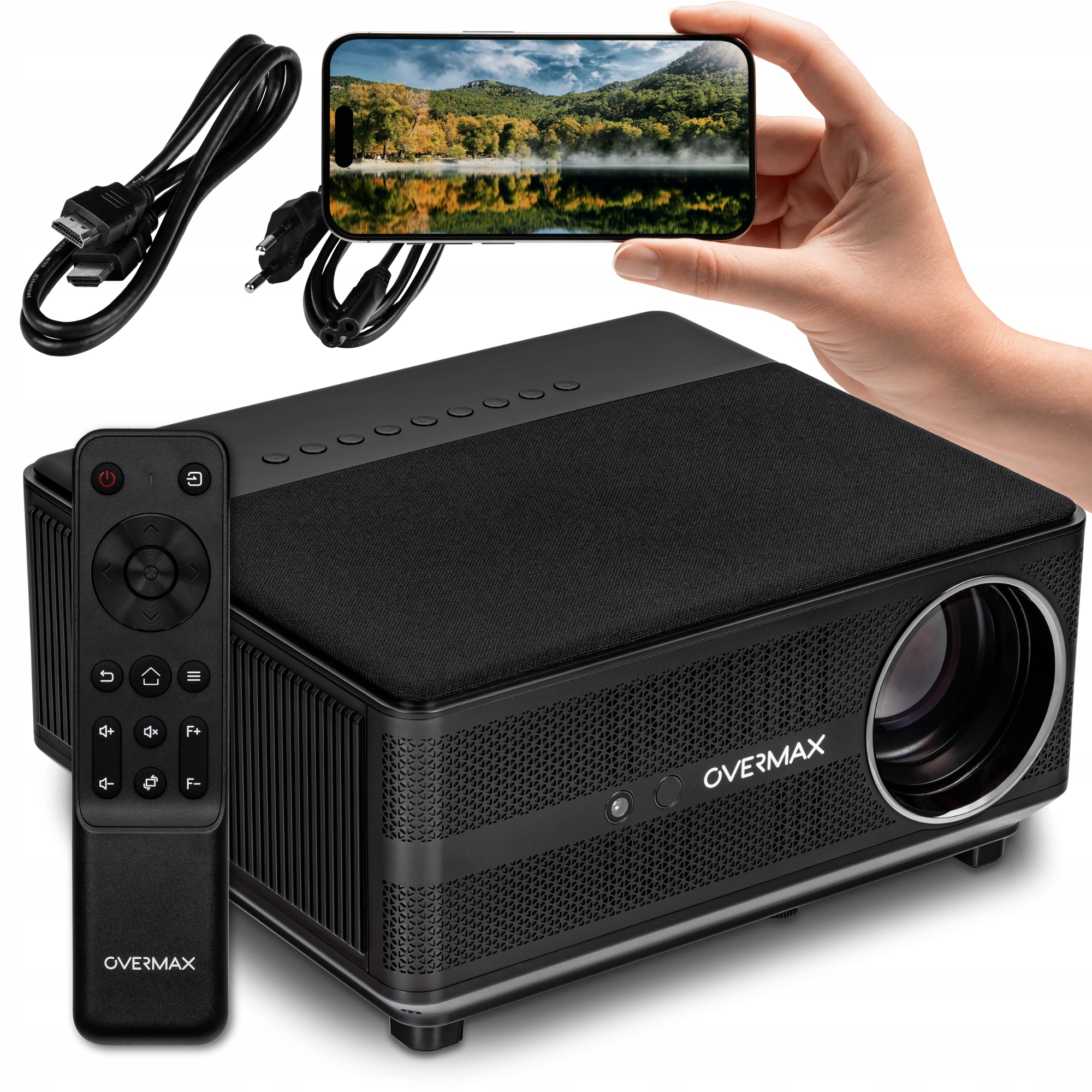 Projektor Full Hd Projektor Keystone Auto Focus Android Hdmi
