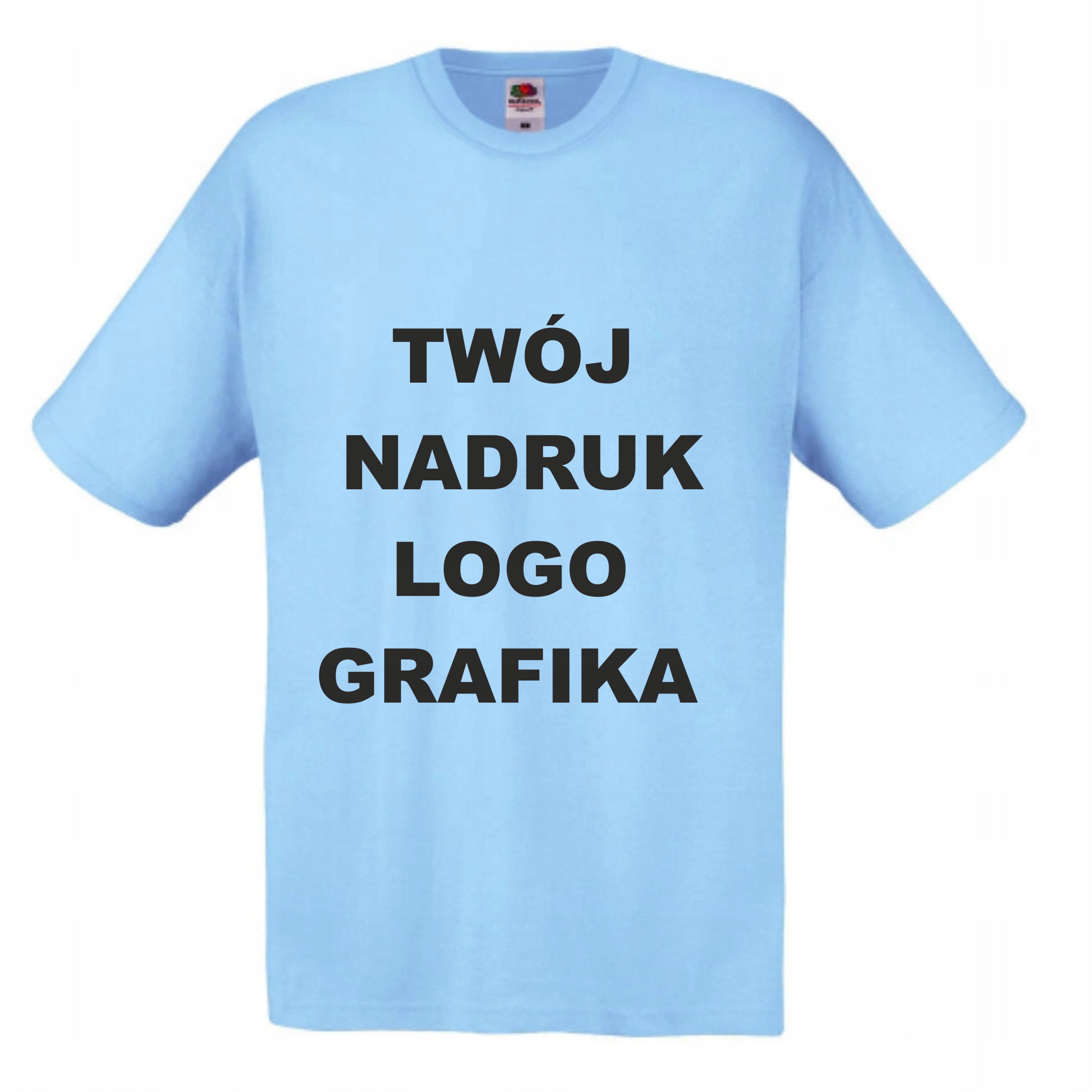 

T-shirt Koszulka z Własnym Nadrukiem napisem L