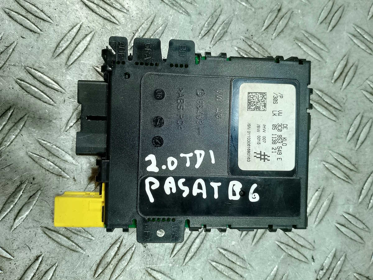 MODUŁ KĄTA SKRĘTU VW PASSAT B6 3C0953549E 2.0 TDI
