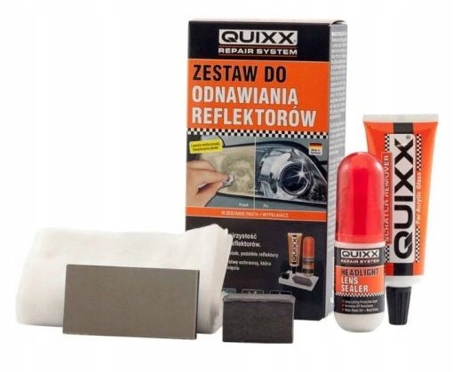 

Quixx Zestaw Do Odnawiania Lamp Reflektorów