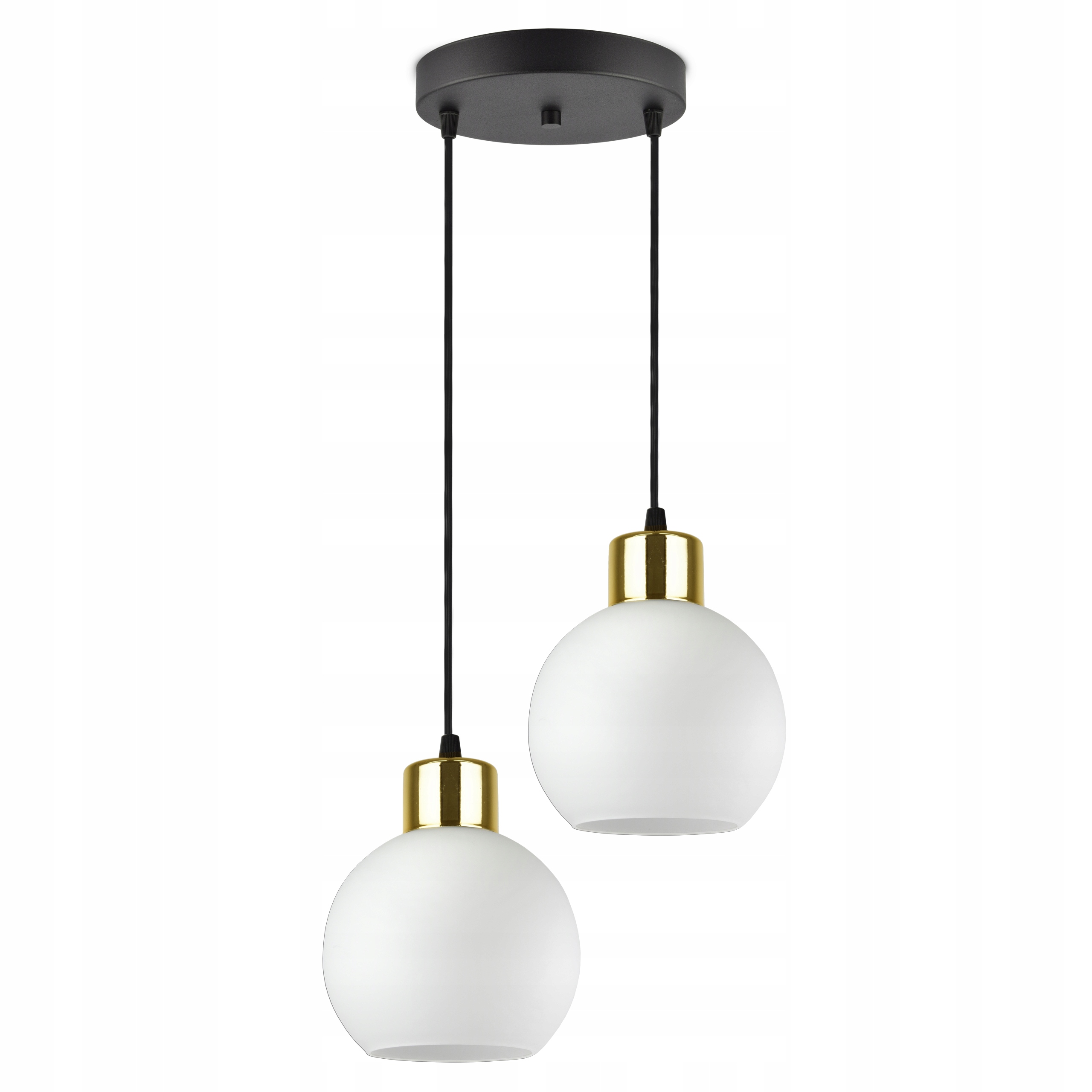 Závěsná lampa Lustr Skleněné Mléčné koule Led