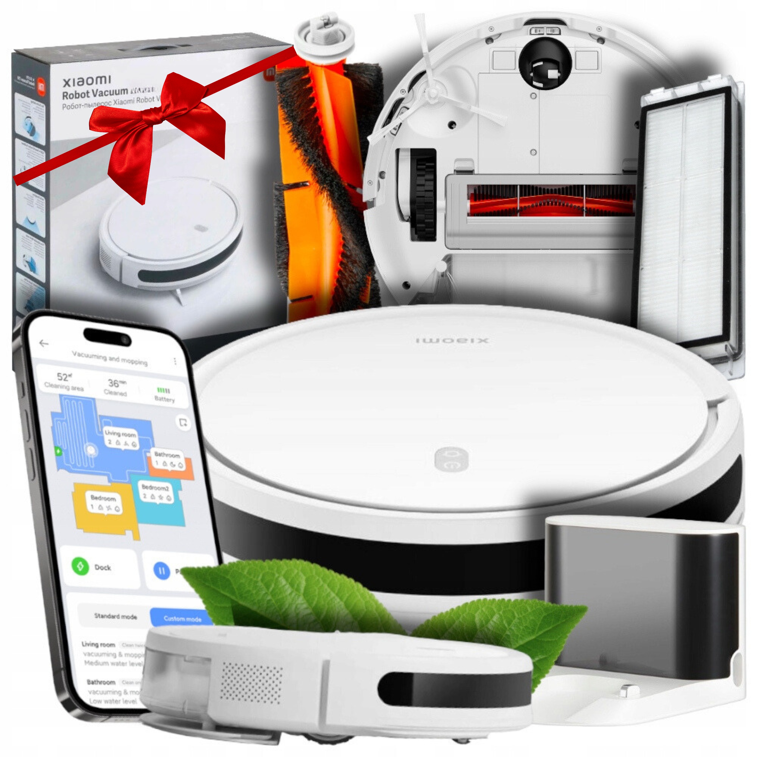 Robot Sprzątający Xiaomi MI Vacuum Mop Odkurzacz Mopowanie Do Domu