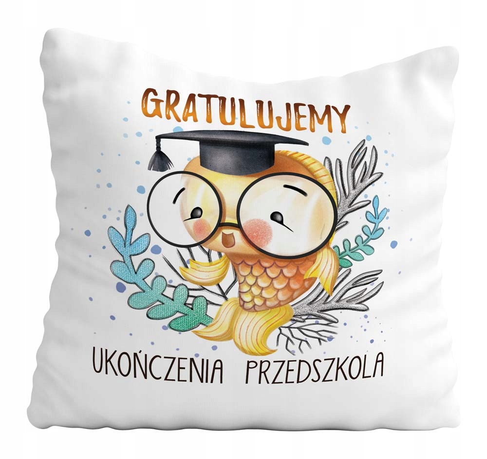 

Poduszka Zakończenie Przedszkola Rybka