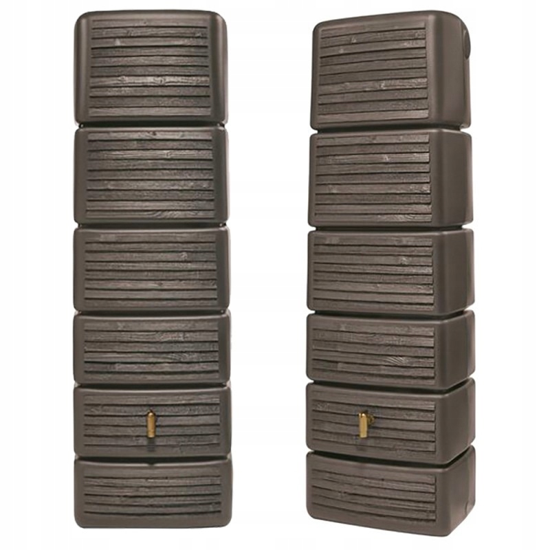 

4rain Zbiornik na deszczówkę Slim Wood drewno 300L