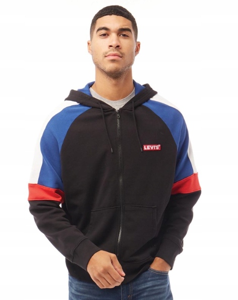r. M Levi's Bluza Męska sportowa na zamek bawełniana młodzieżowa