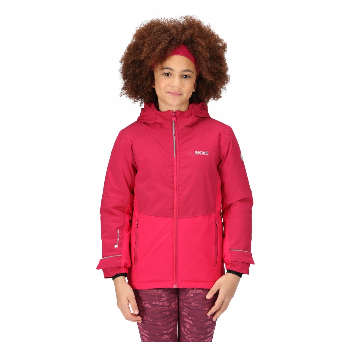 Dětská zateplená bunda Regatta Highton III tmavě růžová