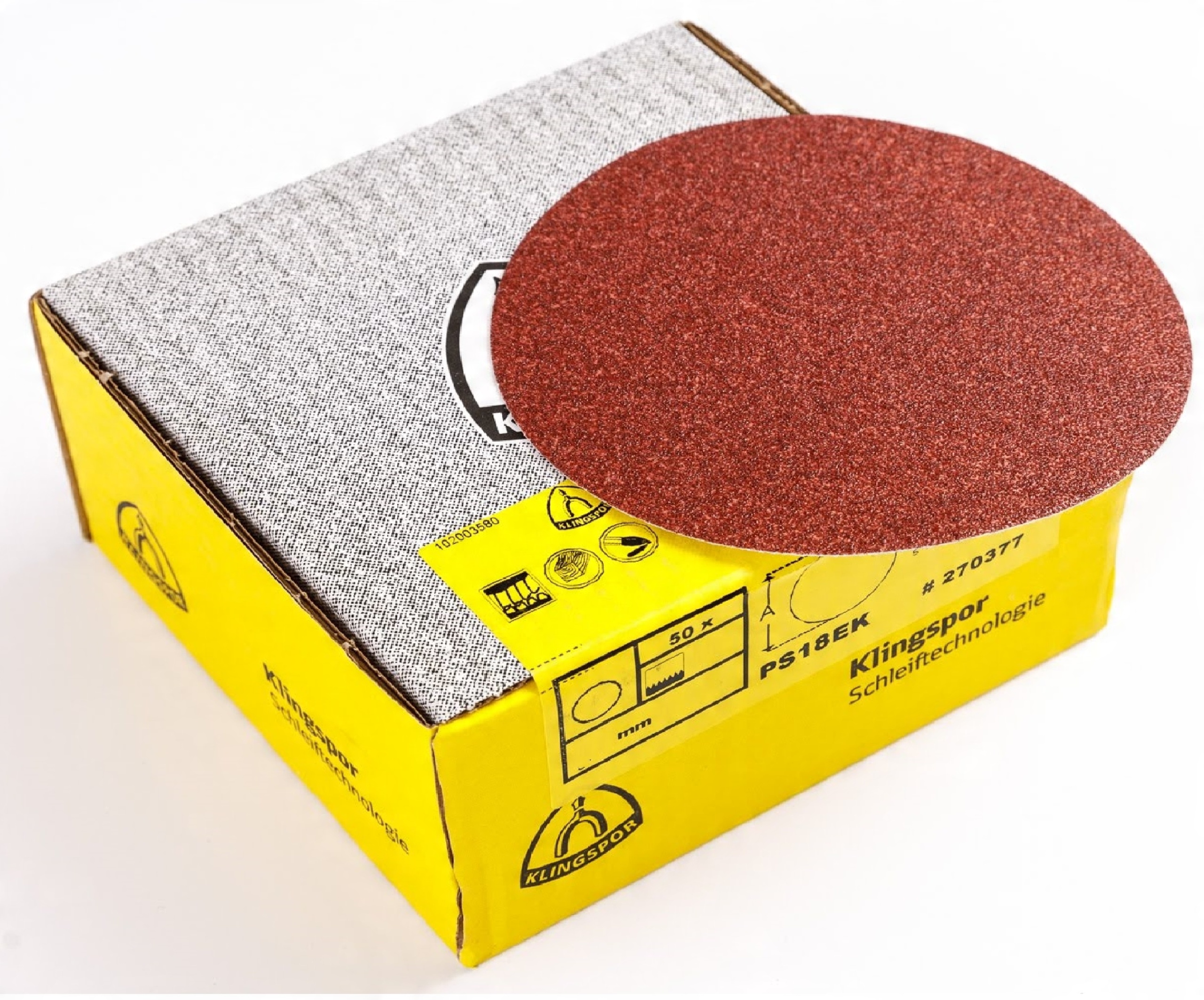 

Klingspor Krążek Ścierny Na Rzep 150mm P240 10 szt