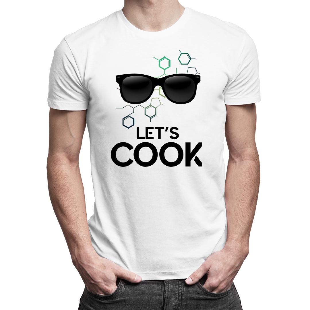 

Let's cook - koszulka z nadrukiem dla niego