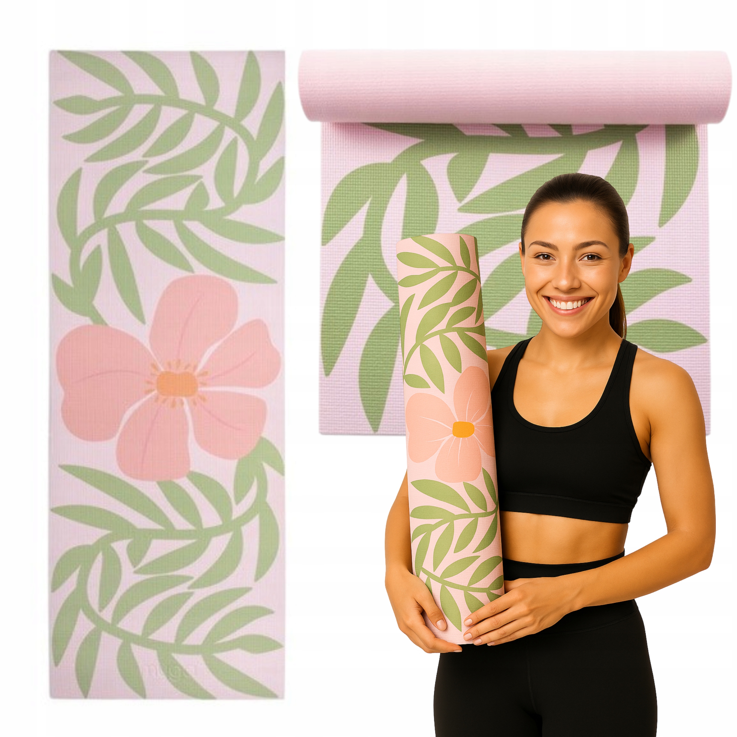 Mata do ćwiczeń jogi myga Gumamela 6mm