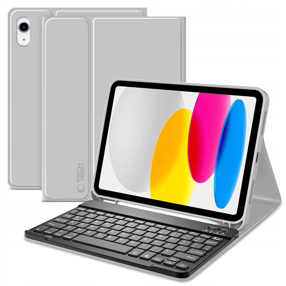 Pouzdro Tech-Protect Sc Pen klávesnice pro iPad 10.9" 2022/11" 2025 šedé