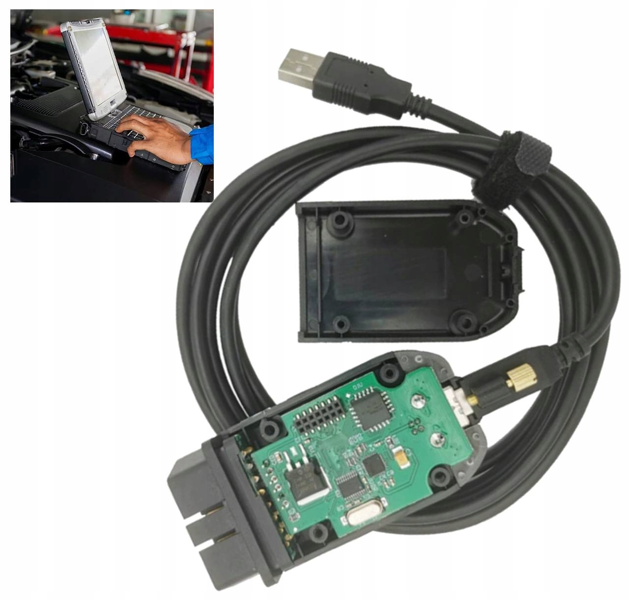 Kabel rozhraní Vag H-ex V2 25.3 Eng 24.7PL Atmega162FT232 K+can Vcds OBD2