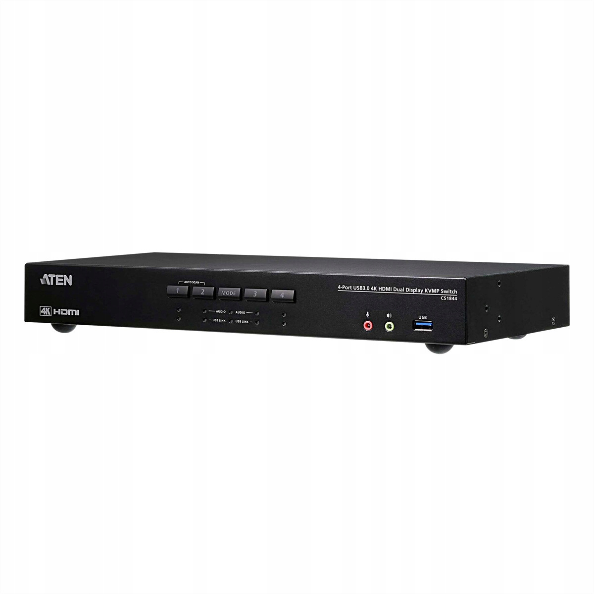 ATEN CS1844 Przełącznik 4-portowy KVM True 4K HDMI Dual-View